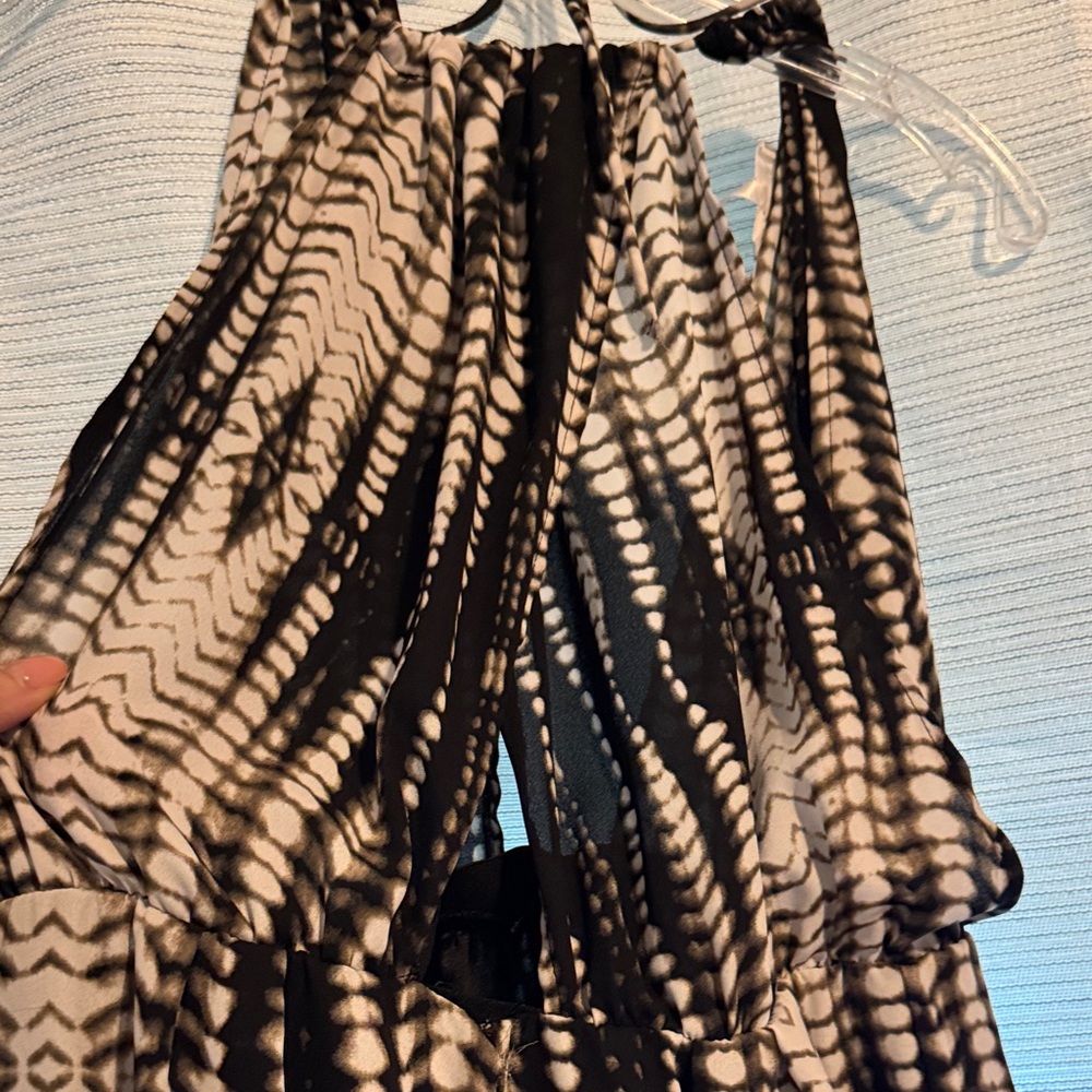 Romper- black, white, brown - Picture 3 of 5